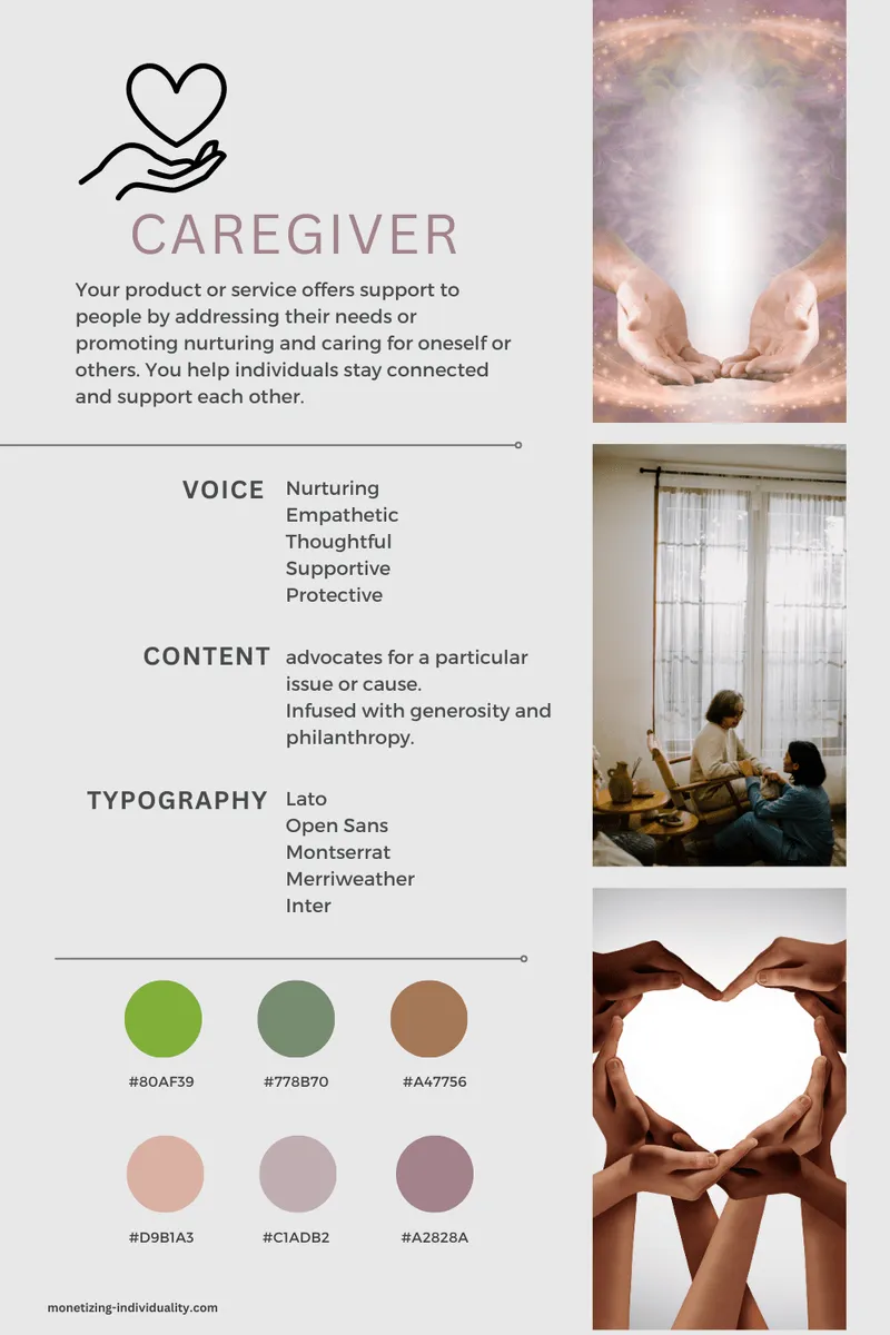 Your Caregiver Archetype Card